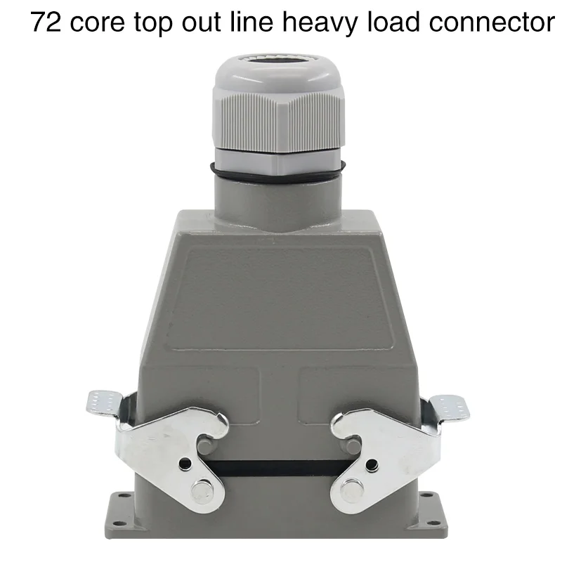 Imagem -02 - Conector Retangular Modelado a Frio de 72 Núcleos Tomada de Aviação Embutida Industrial à Prova Dágua 10a