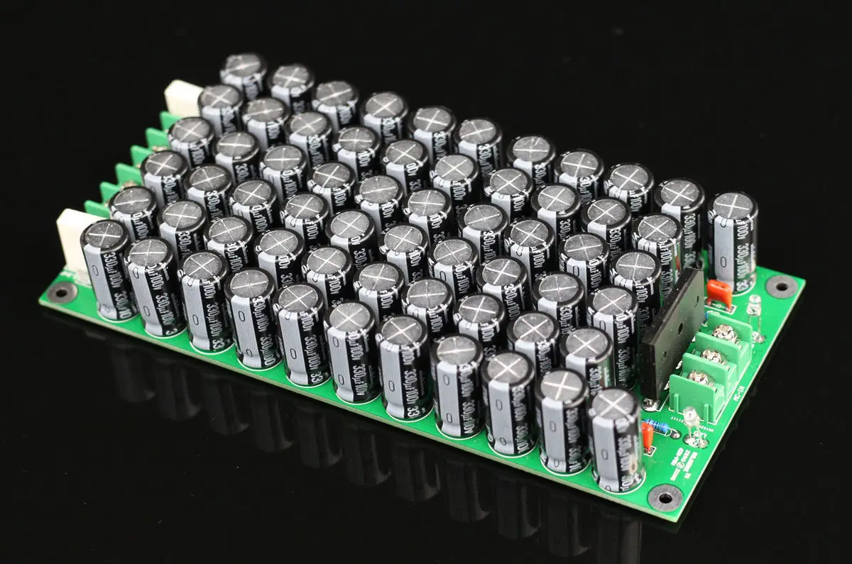 ZEROZONE (ของตกแต่งงานปาร์ตี้) 62cps Nichicon 330Uf 100V Array Power Supply Kit สำหรับเครื่องขยายเสียง DIY