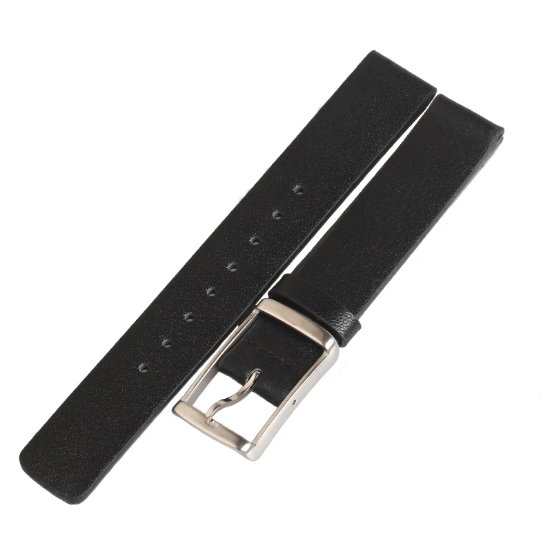 WENTULGenuine Leather Watch Band Strap Black White  Soft Durable Watchbands For  K2G211 K76222 K76211