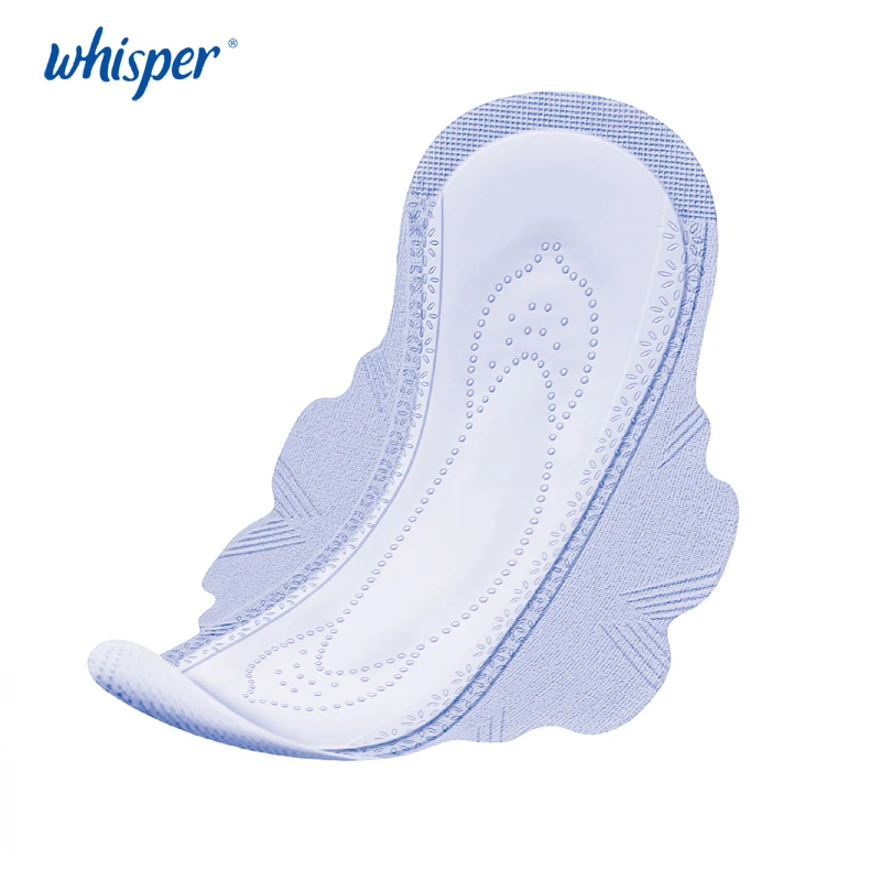 Whisper Soft Cotton Lady Menstrual Pads With Wings Sanitary Towel Scented Women Pads Day Use 240mm Regular Flow 10pads/pack