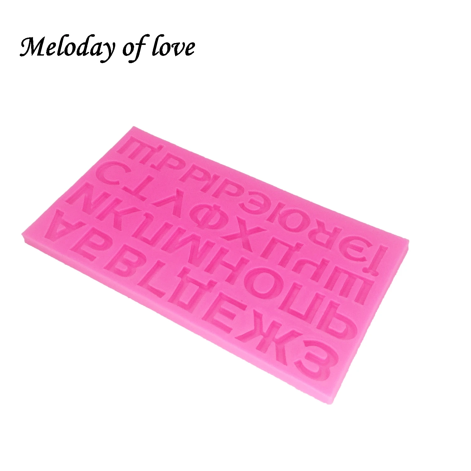 Russian alphabet Silicone Mold DIY letter Cake decorating Tools Gumpaste fondant chocolate  Polymer Clay Resin T1398