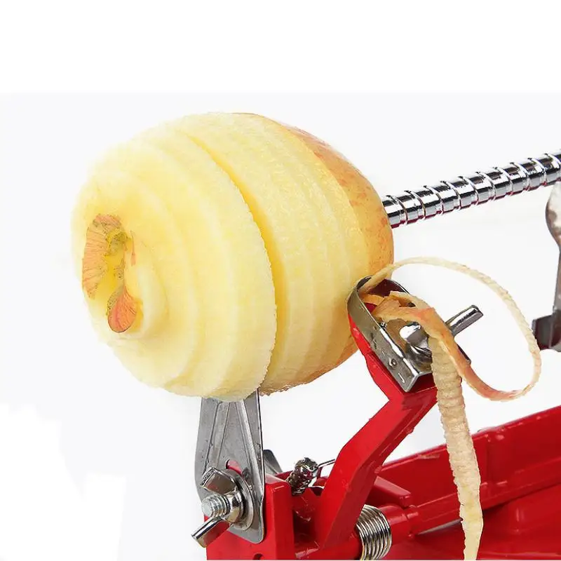 스테인레스 스틸 3 in 1 사과 필러 절단 빠른 과일 슬라이스, 크리에이티브 홈 주방 도구 핵 제거 양방향 빨판