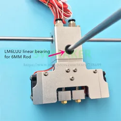 New type Ultimake 2+ UM2+ 3D printer Chimera hotend kit dual extruder 2 in 2 out extrusion head aluminum alloy extruder head