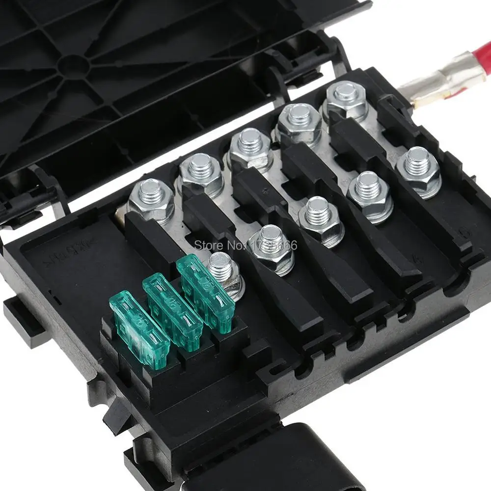 5PCS Car Battery Fuse Box Holder Terminal for VW 99-04 Jetta Golf Mk4 1J0937550A / 1J0937550B