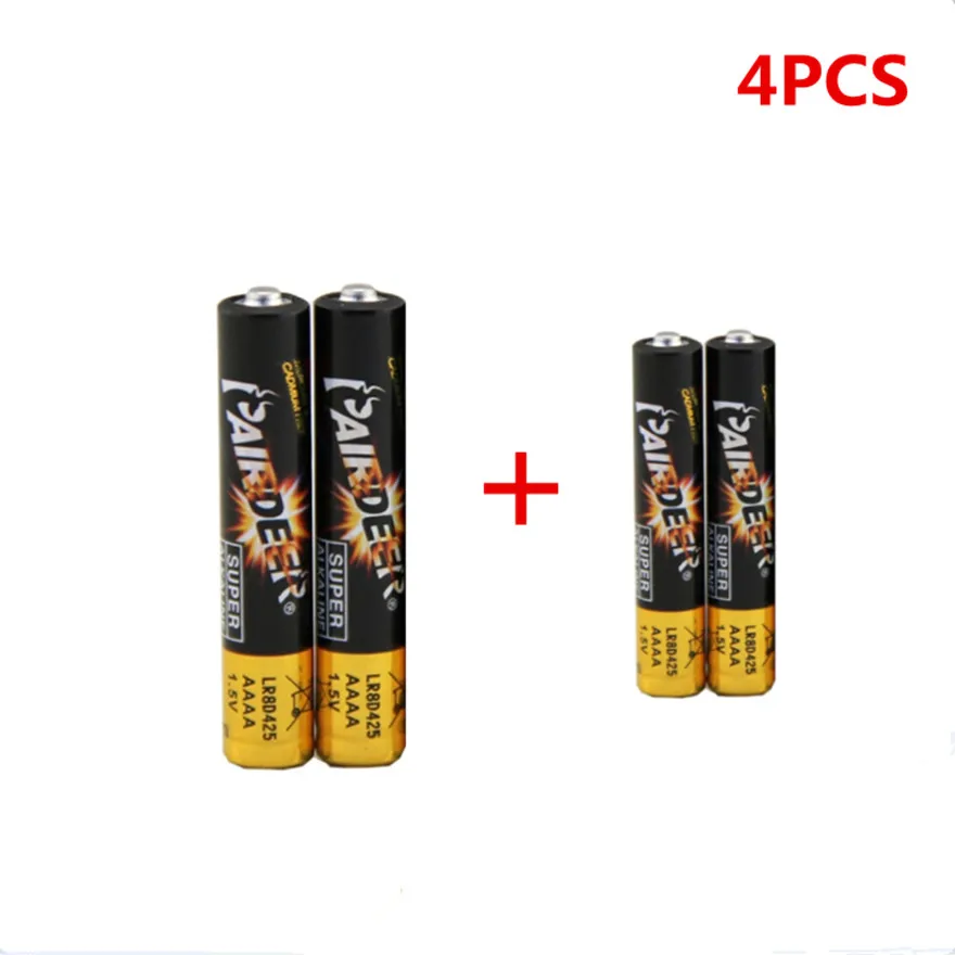 4PCS/LOT 1.5V Battery AAAA LR61 Ultra Digital Alkaline Battery E96 4A Primary Dry Battery Batteries for bluetooth speaker