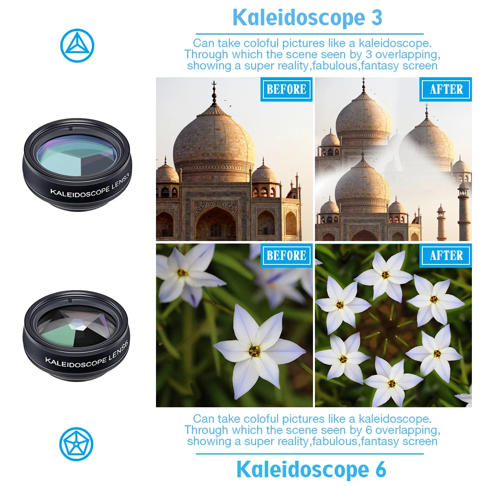 Kit Objectifs 10 En 1 Pour Smartphone - Fisheye, Grand Angle, Macro, CPL, Etc. - 2