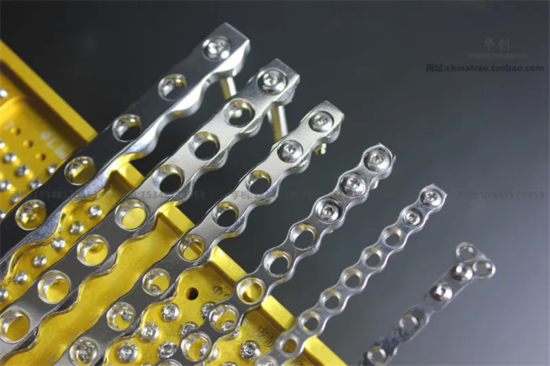 

Medical animal orthopedic instrument stainless steel Tailor bend T type straight reconstruction compression point contact box