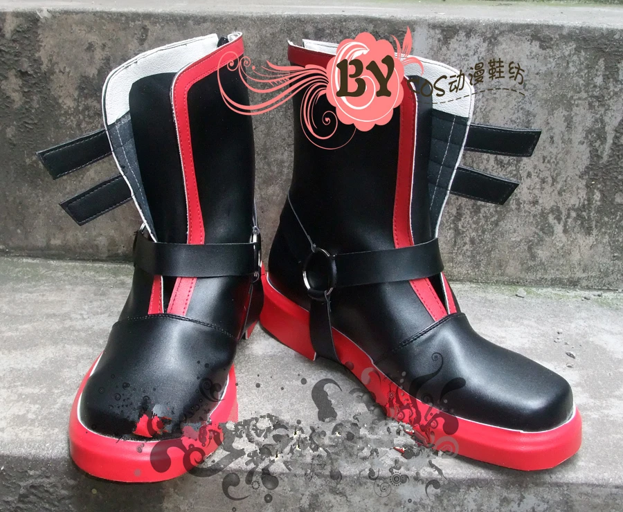 Fullmetal Alchemist Anime Edward Elric Chaussures pour Cosplay, Bottes