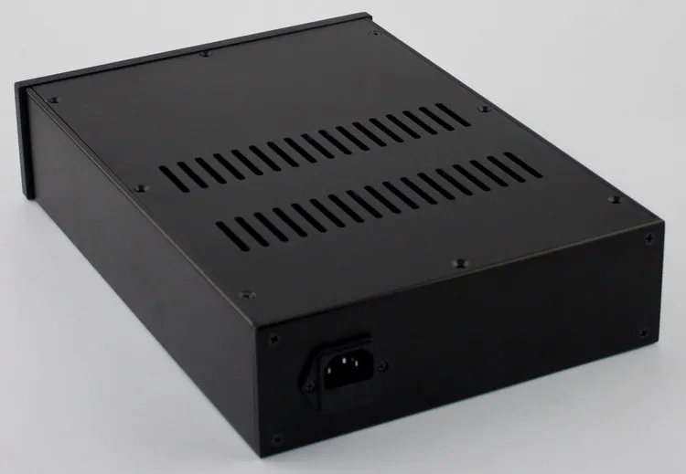 YA37 Полностью алюминиевый черный корпус усилителя/декодер ЦАП/корпус AMP/корпус/коробка «сделай сам»