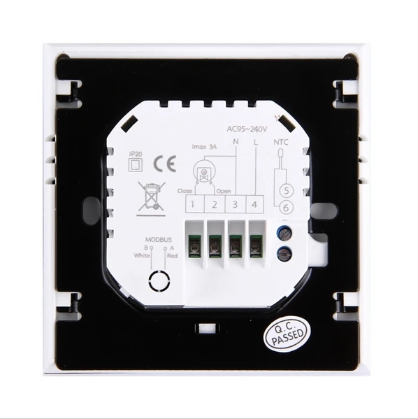 Màn hình cảm ứng Đầy Màu Sắc Lập Trình Phòng Thermostat cho Sàn Nước Nóng SML-1000GA (mà không có wifi chức năng)