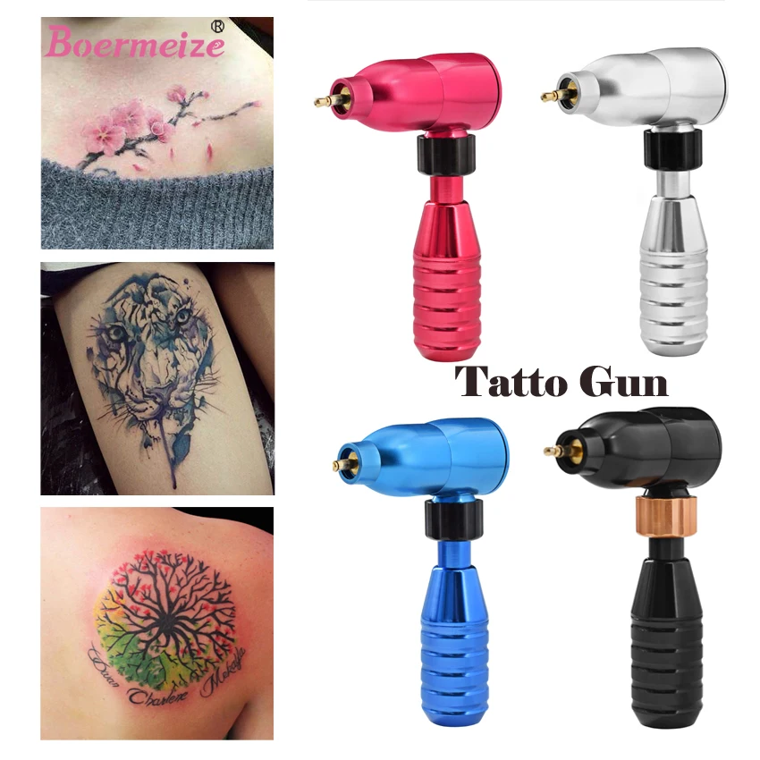 Tattoo Machine Gun Rotary Aluminum Permanent Makeup Body Art Shader Liner for Tattoo Power Supply Needels Tattoo Supply Tools