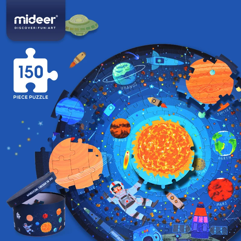 MiDeer 150 piece puzzle wandering through the space children paper puzzle toys kids learning education toys 5Y+