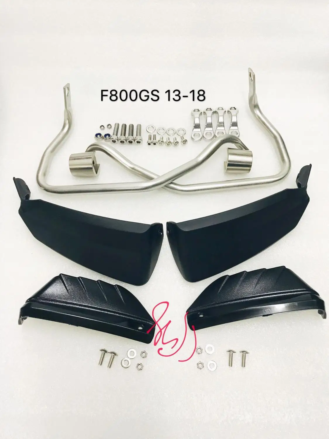 

A Hand Guard Brake Clutch Protector Wind Shield Handguard for F800GS 2013-2018