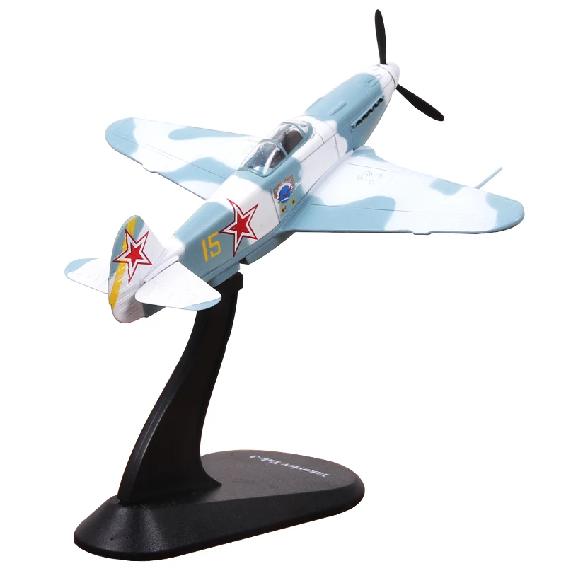 

1/72 Yakovlev Yak-3 Soviet Fighter Diecast Model Aircrafts Plane Toy With Stand For Kids Gift New Retail Box