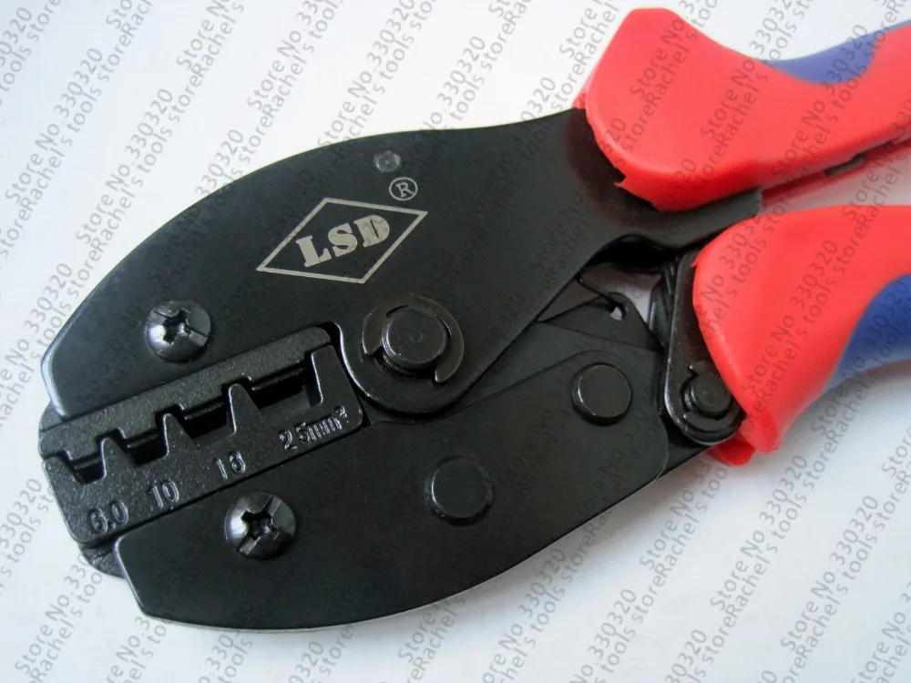 LY-0625WF Energy-saving crimping tool for cable bootlace ferrules,wire sleeves crimping pliers 6-25mm2