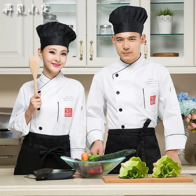 New Chef s Uniform Long Sleeve Female Fashion Outfit Hotel Chef Clothing Women Chef Jacket Bakers Uniform Plus Size B 5595 Food Service AliExpress