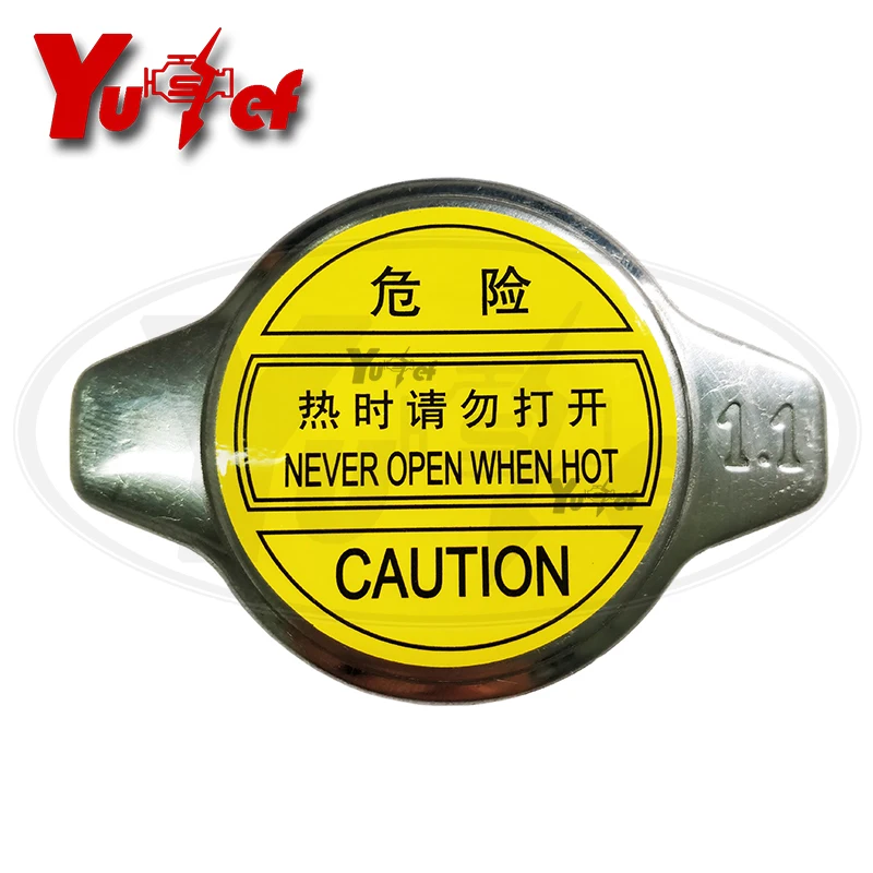 YUSSEF Car Motorcycle Thermo Radiator Cap Tank Cover Big small Head Temperature Gauge with Utility Safe 0.9 and 1.1 and 1.3 bar