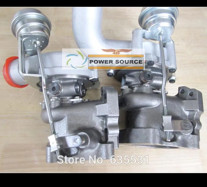 

Турбокомпрессор Twin Turbo K03 16+17 53039880016 078145701R 53039880017 078145701S для AUDI S4 A6 1997-01 AJK ARE BES AGB V6 2.7L C5 S4 265 л.с.