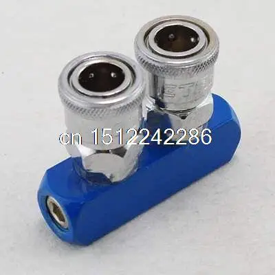 

1PCS Pneumatic 2 Way Air Hose Quick Coupler Socket Connector Pipe Fitting