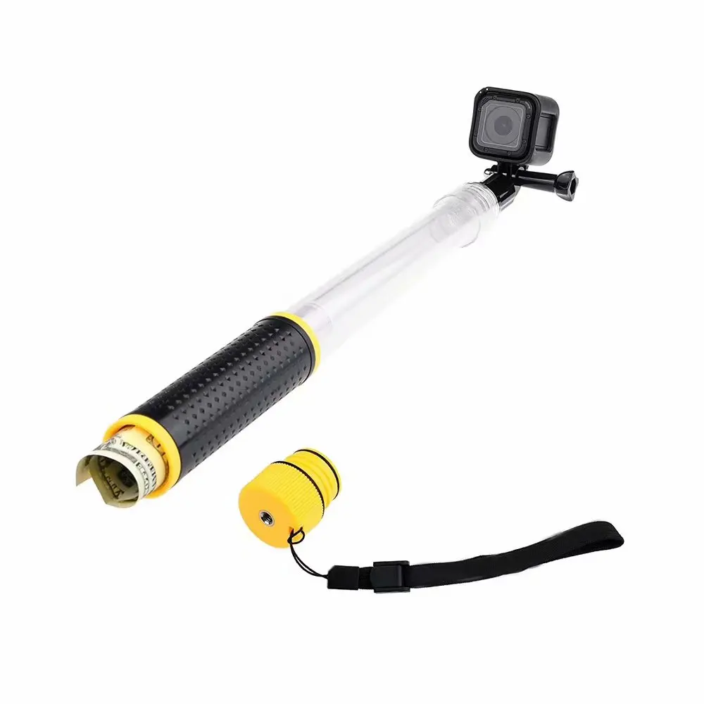 Transparent Handheld Divng Waterproof Selfie Stick Floating Monopod Pole for GoPro Hero 6 5 4 3 Xiaomi YI 4K SJCAM EKEN