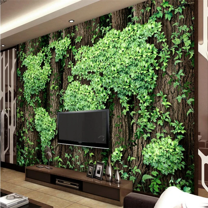 

beibehang Custom Photo Wallpaper Mural Sticker Creative World Map Vine 3D Living Room Sofa TV Background Wall papel de parede