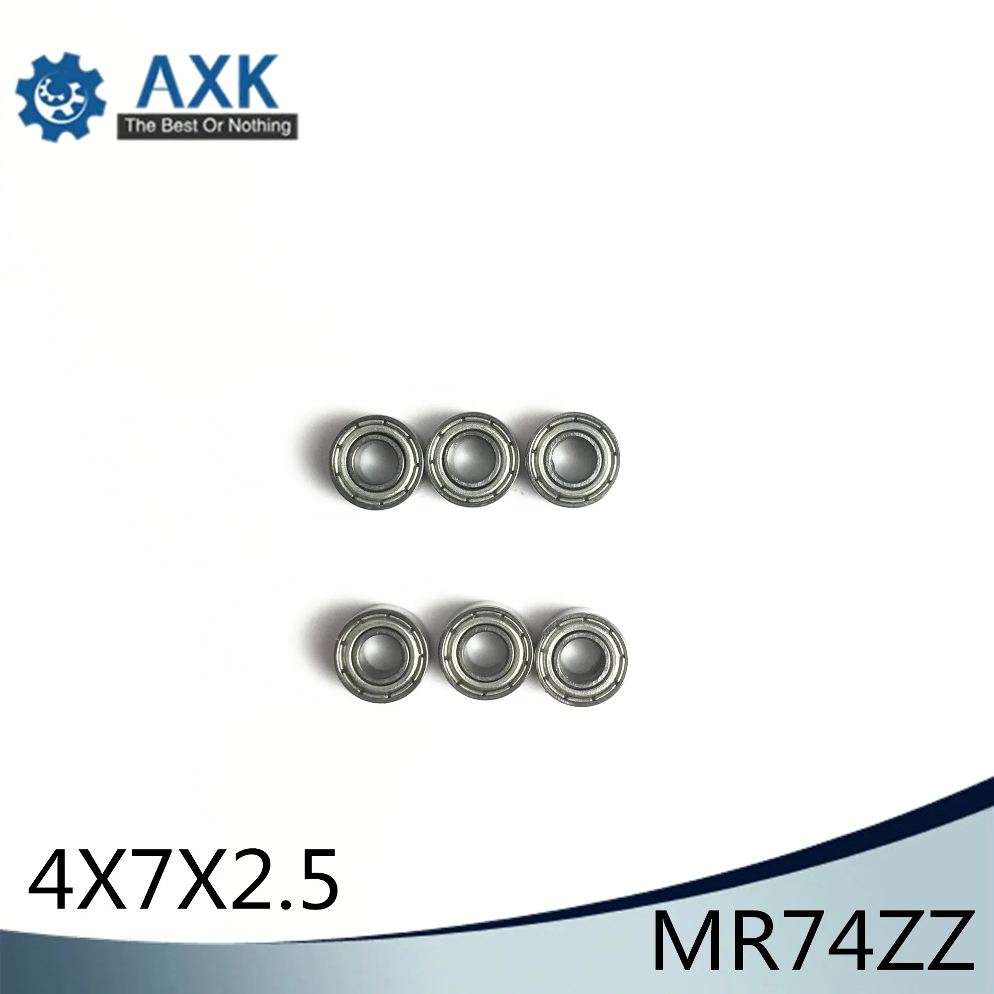 

MR74ZZ Bearing ABEC-5 (10PCS) 4X7X2.5 mm Miniature MR74 - ZZ Z Ball Bearings L-740ZZ For Axial SCX10 II