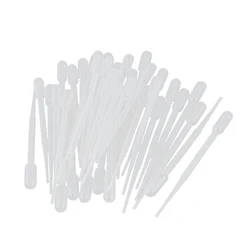 100 PCS/set 0.2ML Transparent Pipettes Disposable Safe Dropper Transfer Graduated Pipettes for Lab Experiment Supplies