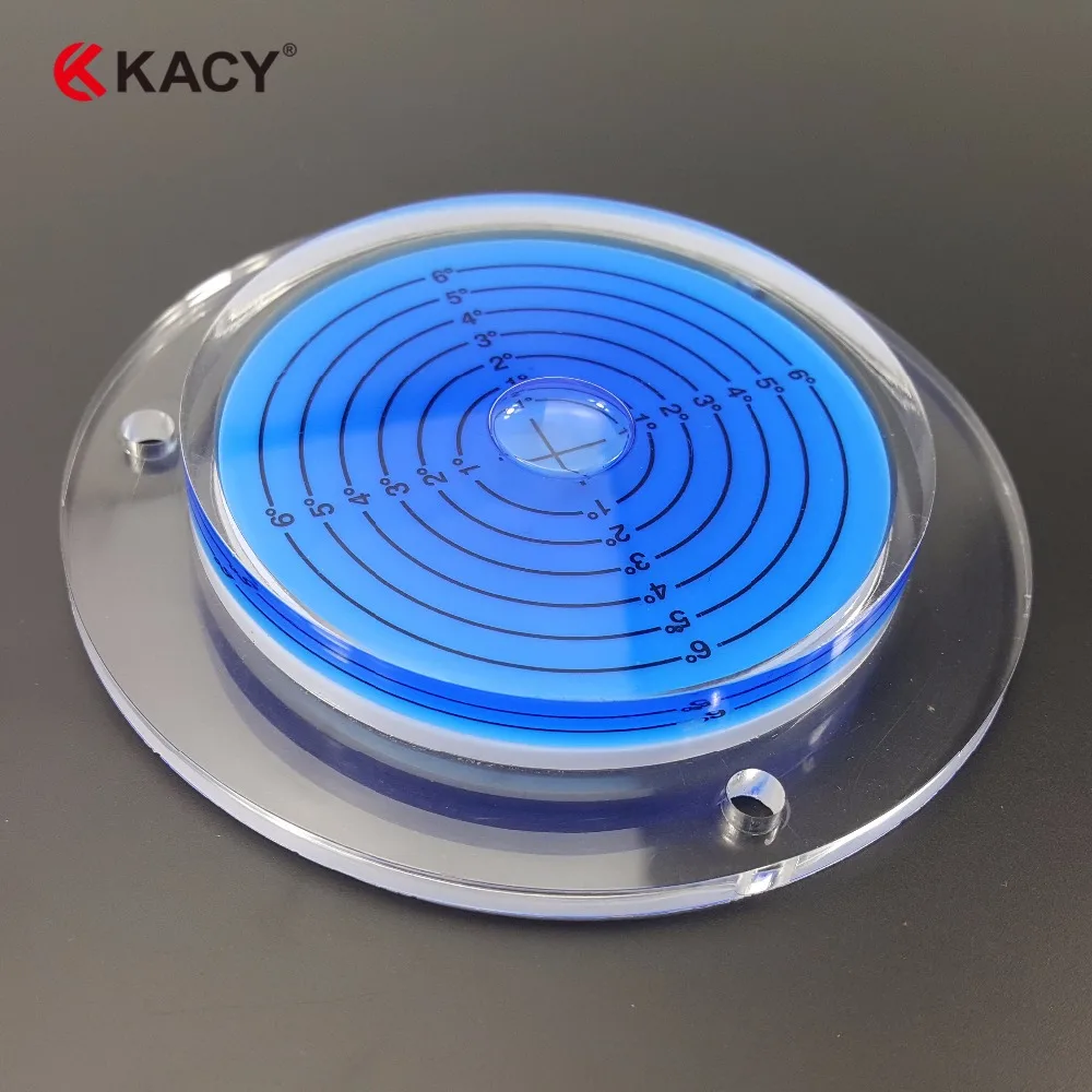 KACY 1pc 100x75x14mm building engineer flange plastic two layers colorful bubble leveling