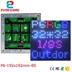 27777 픽셀 밀도 LED 패널 모듈 P6 Led 디스플레이 화면 고휘도 해상도 풀 컬러 매트릭스 192mm x 192mm