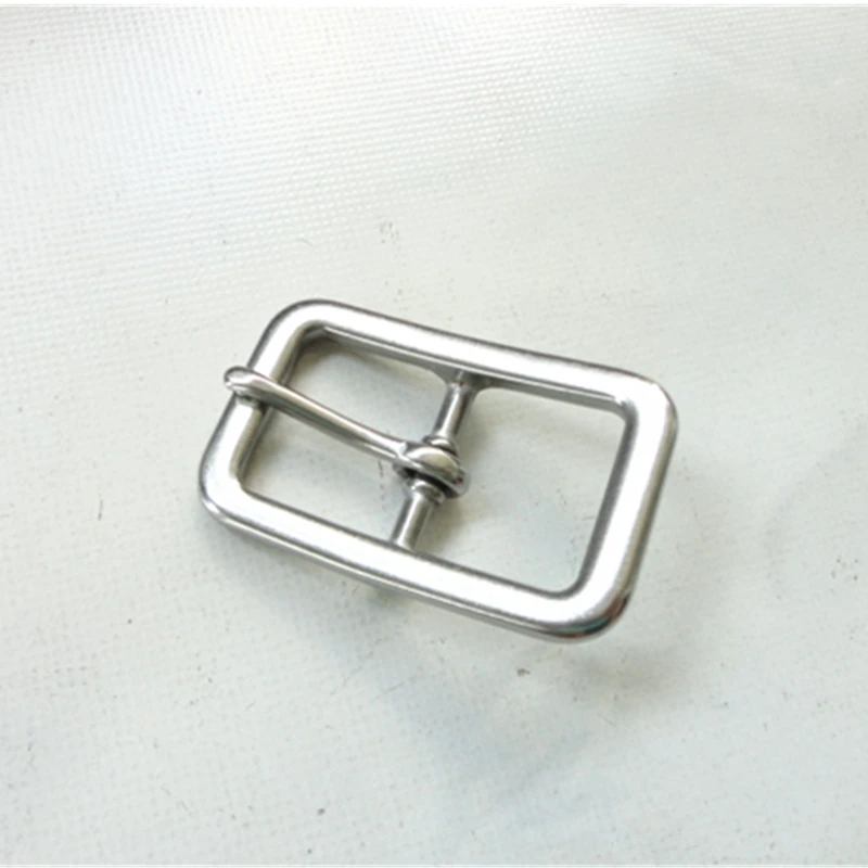 Stainless Steel  Buckle Halter SilverThick Square Buckles Bag Garment Leather Accessories 28mm 5pcs