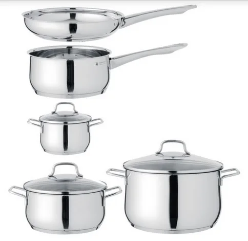 

0 Original wmf new arrival stainless steel 8 piece set pots and pans 3 kitchenware