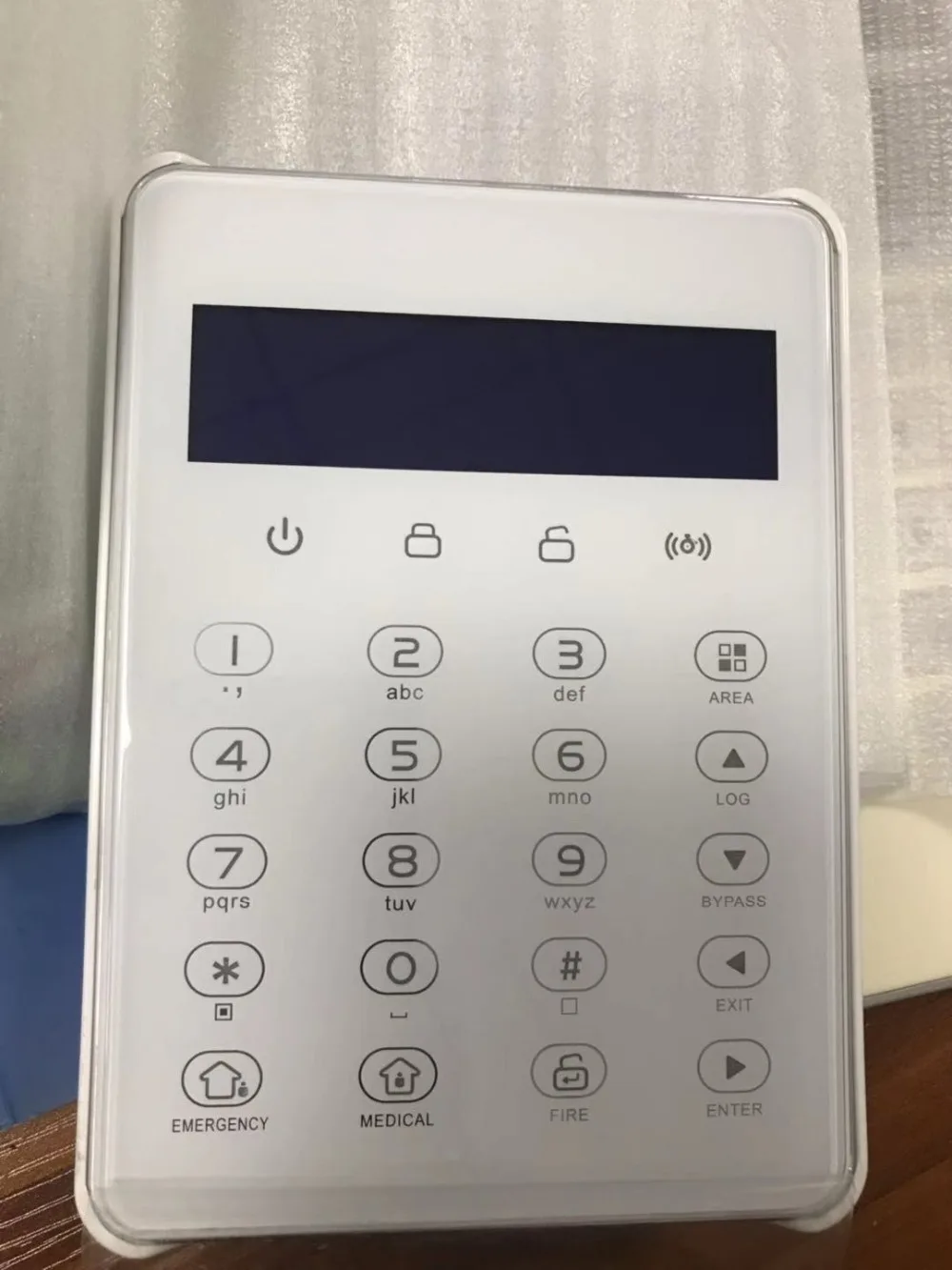 FC-7668Pro LCD Display Wired Touch keypad Compatible With FC-7668Pro TCP IP GSM Home Alarm System