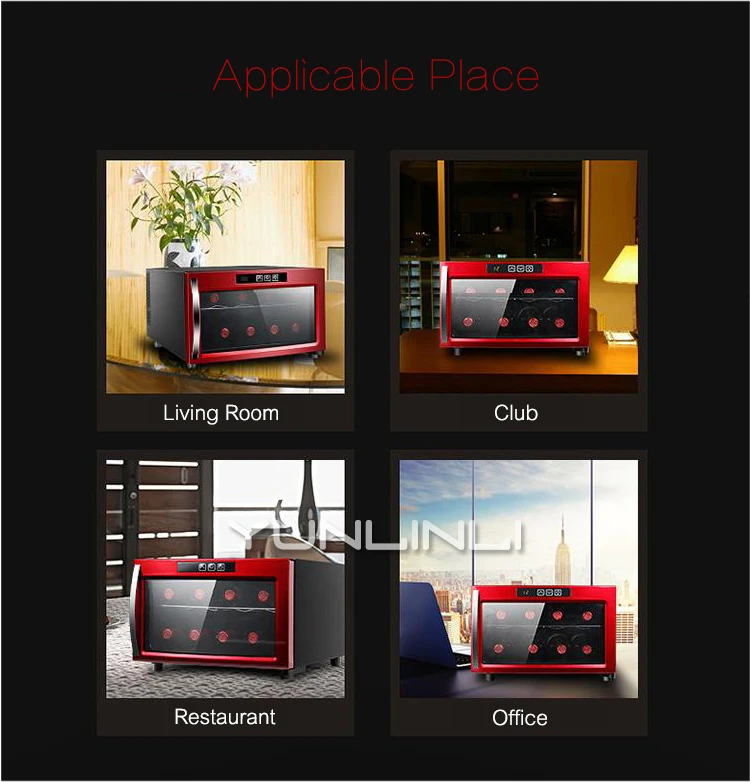 Wine Display Mini Refrigerator 23L Red Wine Storage Case Household Constant Temperature Refrigerated Wine Cabinet