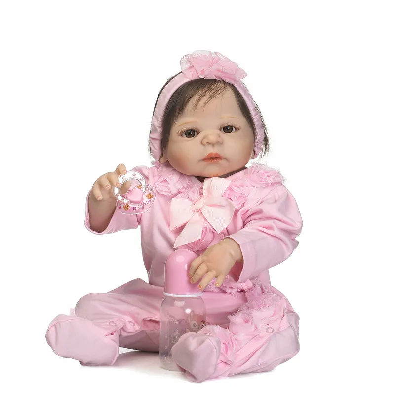 Full silicone dolls Girl body reborn babies 22