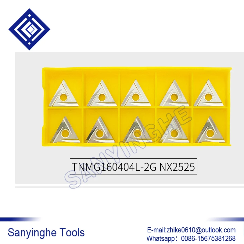 TNMG160404L-2G NX2525 / TNMG160404R-2G NX2525 cnc carbide turning  inserts