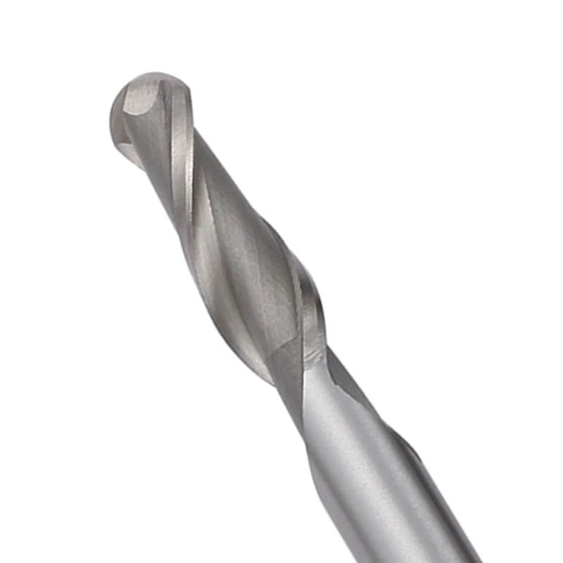 HSS 2 Flute Ball Nose End Mills Straight Shank R1.5/2/3/4/5 Mill Cutter Lathe Cutter CNC Bit Tool