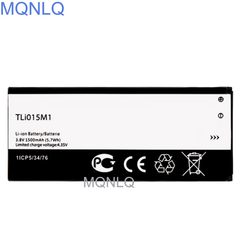 Battery for Alcatel One Touch Pixi 4 4034X 4034F 4034D 4034A  4 4034A 1500mAh Tli015m7 TLi015m1 High Quality  MQNLQ