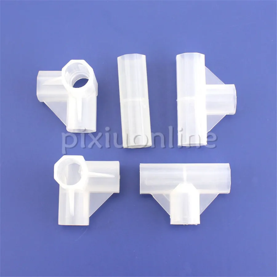 

2pcs/lot J632 16mm Plastic Transparent 2/3/4ways Connector DIY Pump Tool Parts Free Shipping Russia