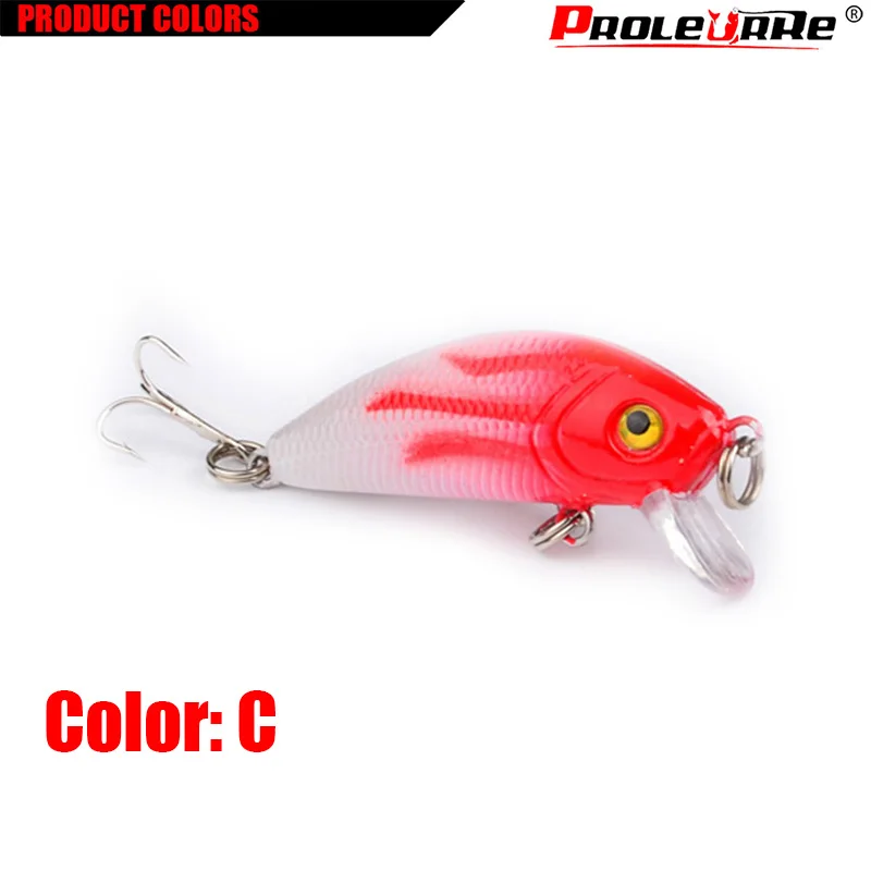 Proleurre 4.5cm 3.5g Minnow Fishing Lure Floating Fishing Wobbler Artificial Hard Bait Crankbait Japan Fishing Tackle Pesca