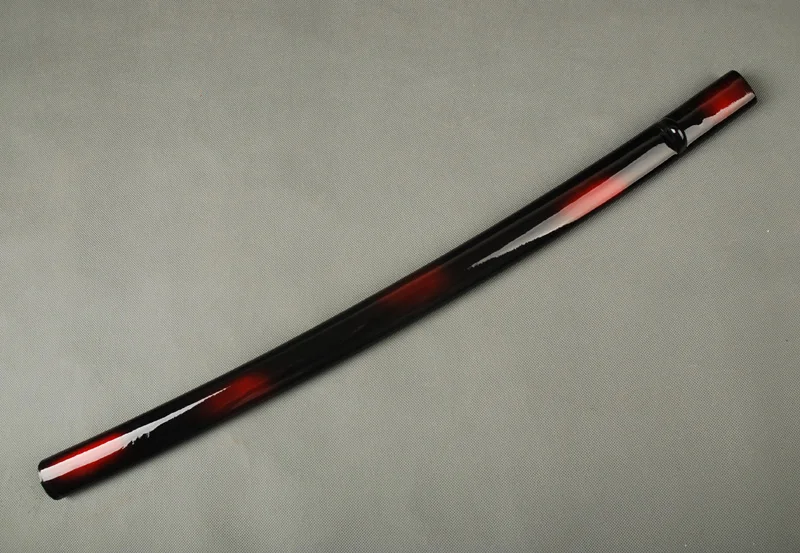 Delicate Sword Fitting Red & Black Colorized Wooden Saya Sheath Scabbard for Samurai Sword Japanese Katana Nice Gift SYQ16