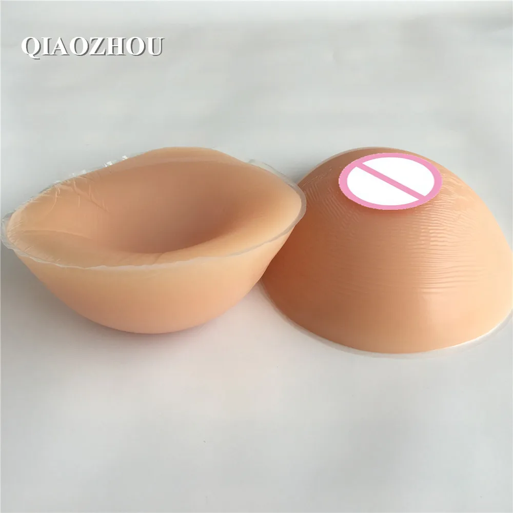 

600g/pair B cup artificial silicone breast form transgender teardrop realistic fake breasts nude skin CD