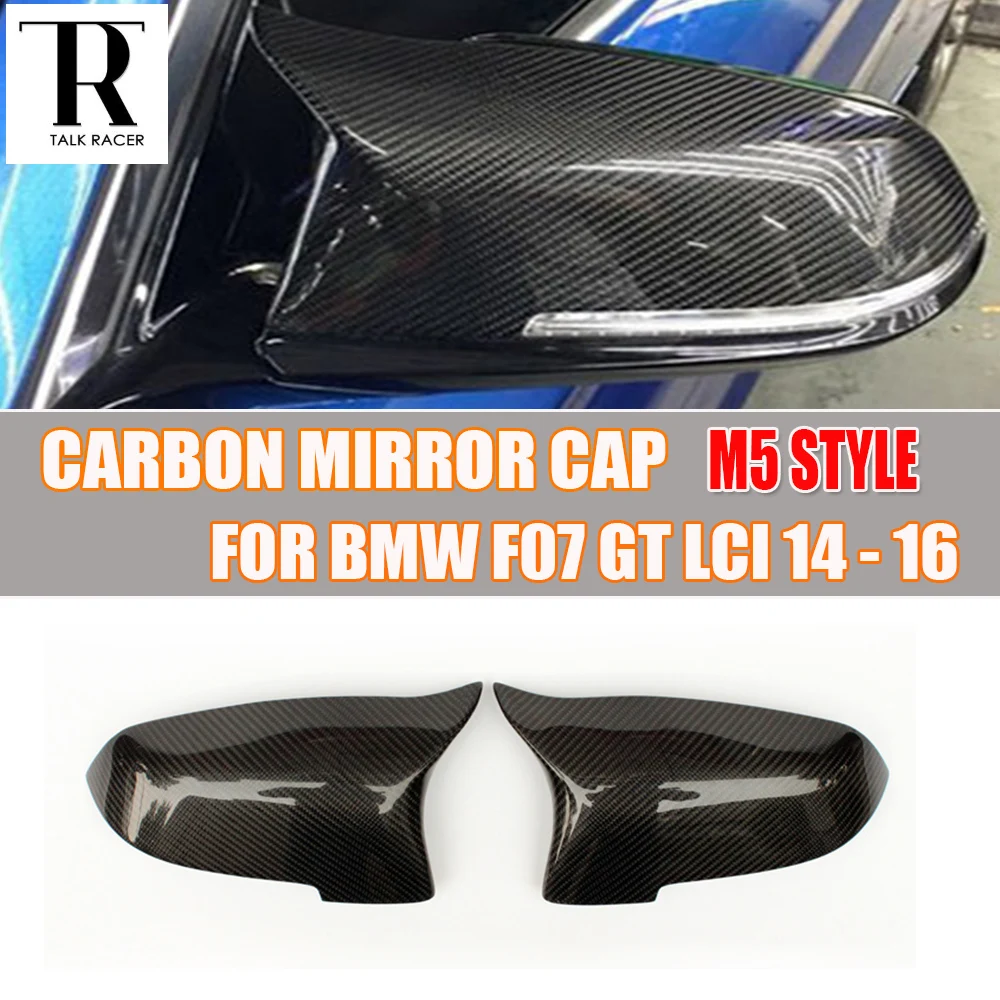 

M Style Carbon Fiber Front Side Mirror Cover Cap for BMW F07 GT 535i 550i 530d 535d LCI 2014 2014 2016