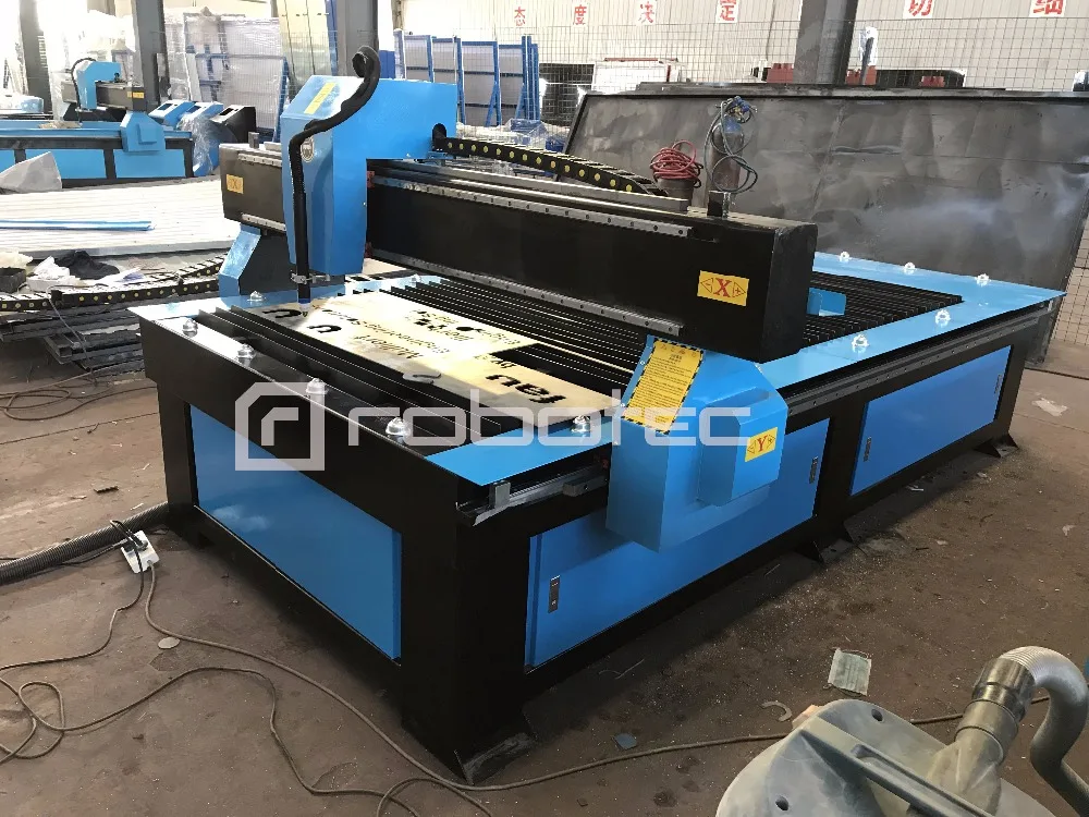Máquina de corte cnc por plasma, 1300x2500mm, arco automático, 220v /380v, cortador de Metal, controlador de altura de antorcha