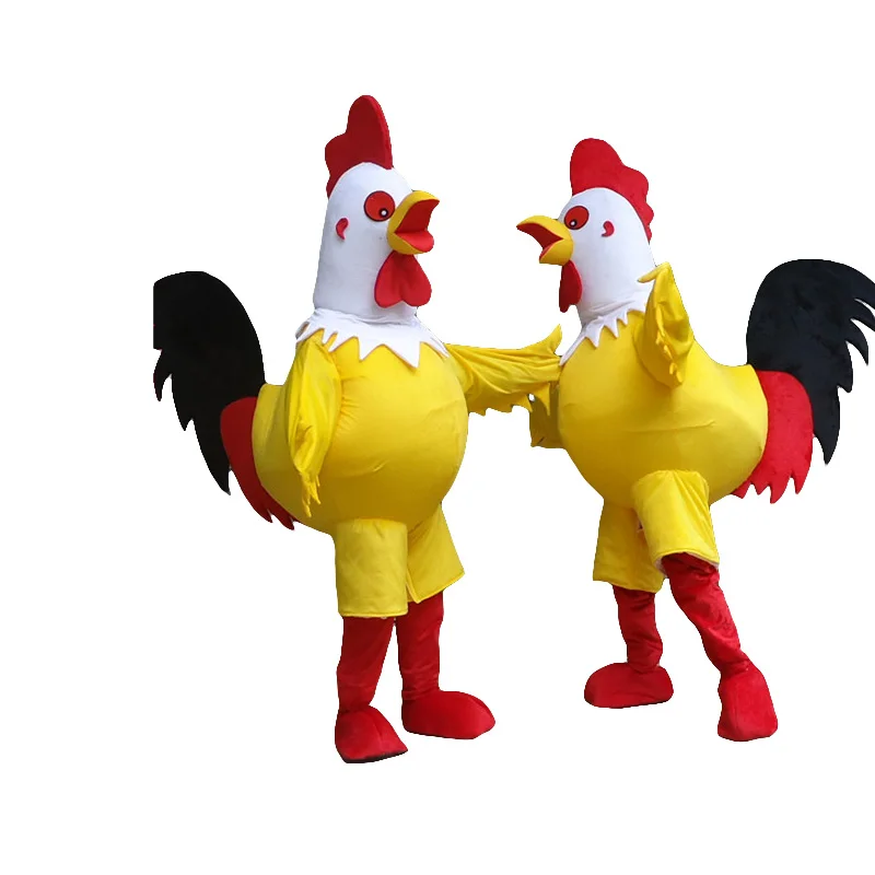 2017new Verkauf wie heiße kuchen Big rooster maskottchen kostüm Die hahn maskottchen puppen kleidung Freies verschiffen