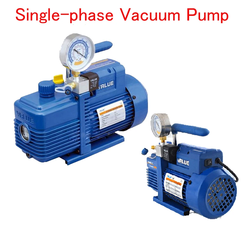 Single-STAGE ใหม่สารทำความเย็นปั๊มสูญญากาศ Single-Phase ปั๊มสูญญากาศเหมาะสำหรับ R410a,R407C,R134a, r12,R22 แช่เย็น V-i120SV