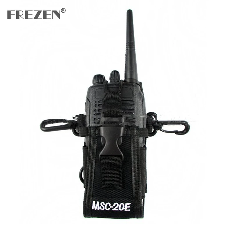 MSC-20E Portable Walkie Talkie Nylon Case Cover Handsfree Holder for Baofeng  UV-9R TYT Motorola GP338 GP328 Icom Walkie Talkie