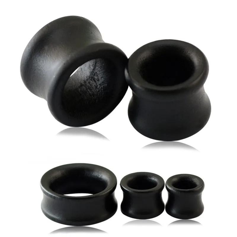 ZS 2Pcs/lot Wood Ear Plug And Tunnel Women Men Double Flared Flesh Expander Stretcher Large Gauges Body Piercing Jewelry 8-22MM