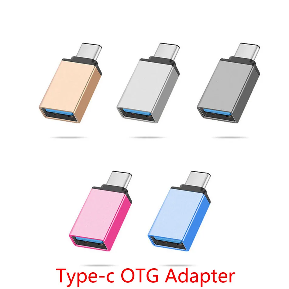 USB Type-C to USB Adapter OTG Converter for xiaomi mi 9 8 se lite pro A2 Pocophone F1 MIX 3 2S MAX 3 black shark Redmi note 7