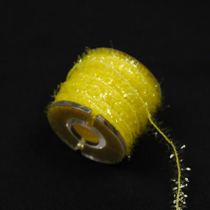Wifero 1PC Fly Tying Material Ice Chenille 12 Color for Crappie and Panfish jigs Fly Streamers Nmyph Body Woolly Bugger Salmon