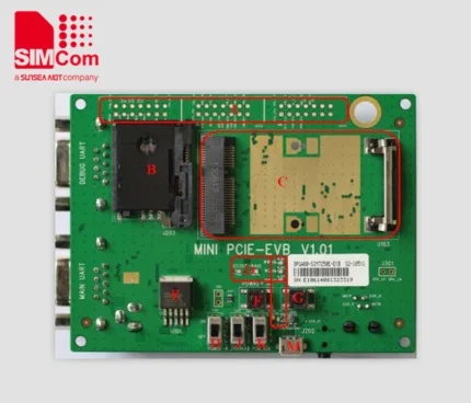 

JINYUSHI For SIMCOM Original EVB kit/Development board for all 3G/4G/NB-IoT MINI PCIE module such as SIM5360/SIM7100/SIM7600